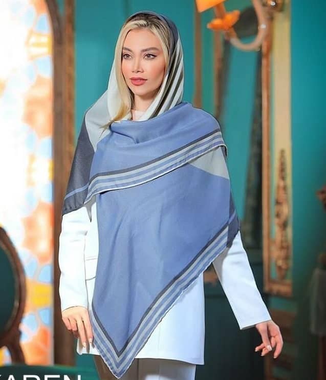 چه شال و روسری به صورت های بیضی میاد