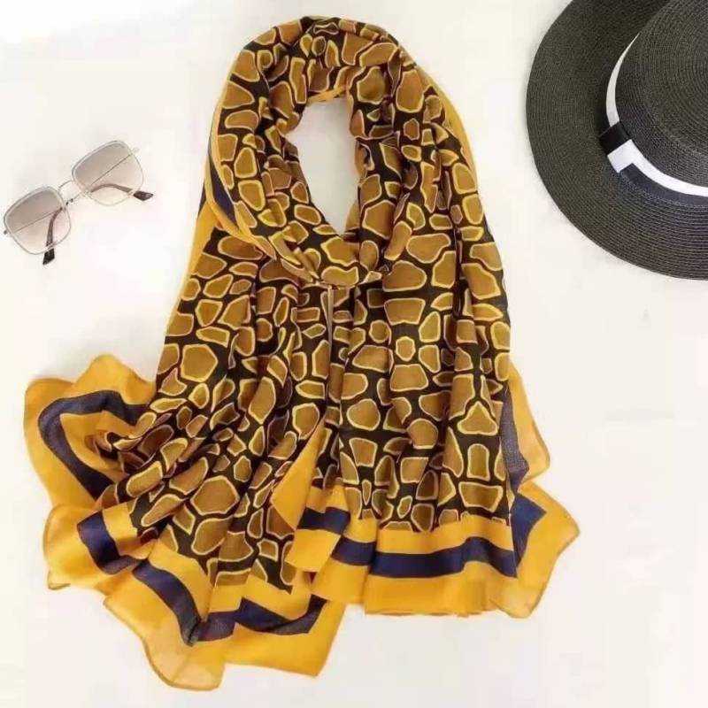 انواع شال و روسری طرح سمگی 