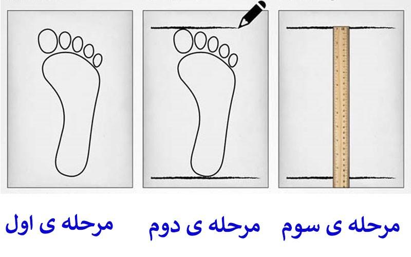 راهنمای انتخاب سایز کفش زنانه
