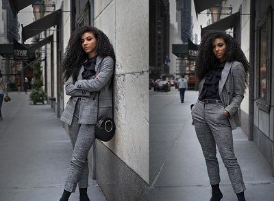استایل خاکستری زنانه