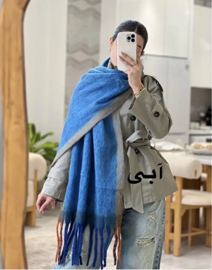 شال موهر چهارخانه
