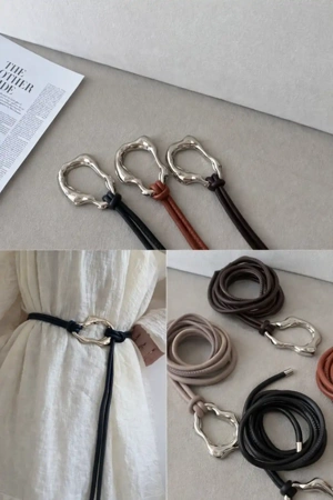 کمربند گره ای سگک دفرمه